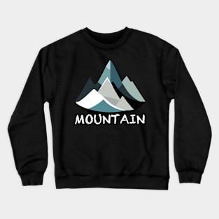 mountain drawing Crewneck Sweatshirt